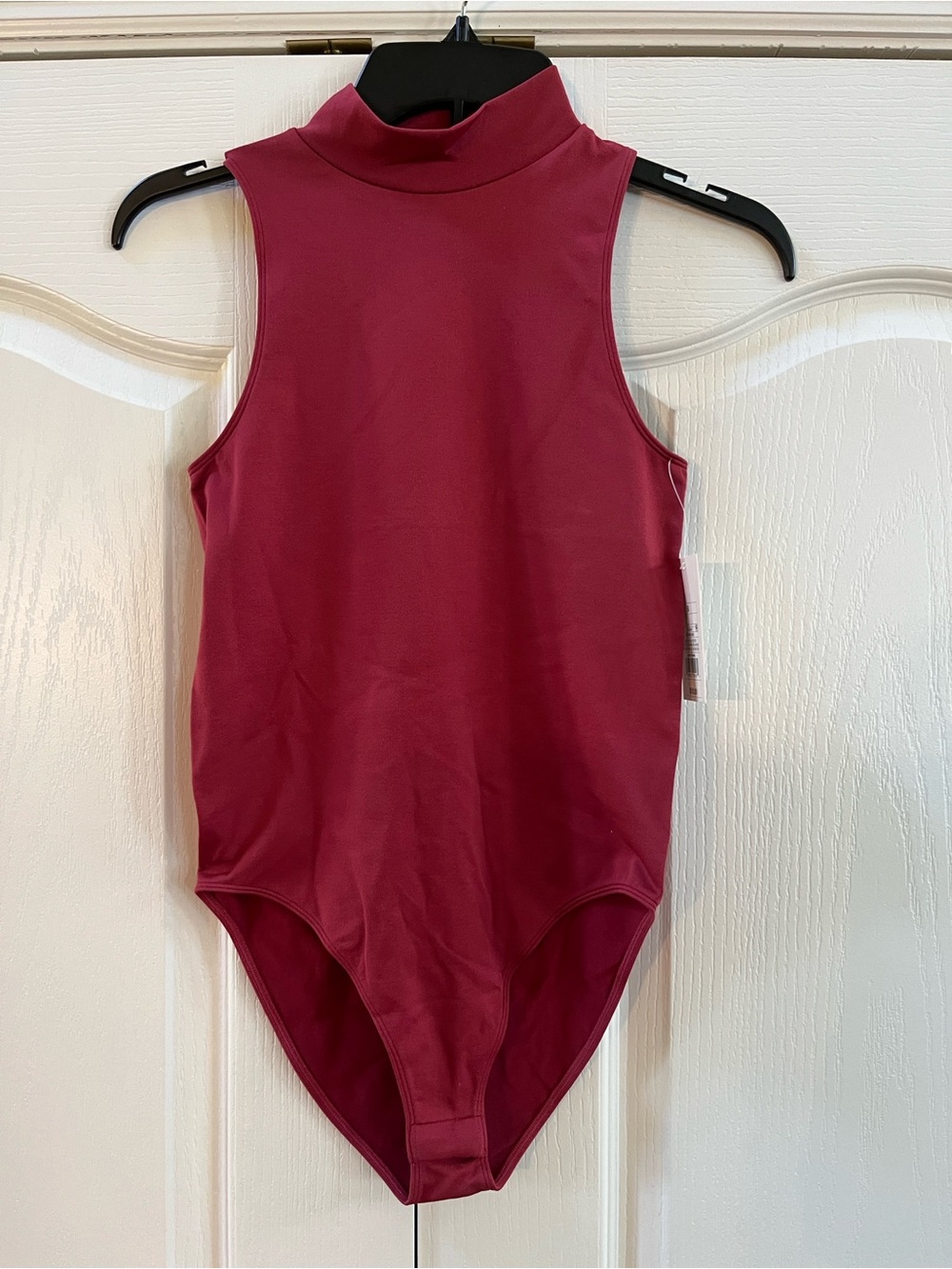 a new day Dark pink high neck bodysuit Women’s Size Small